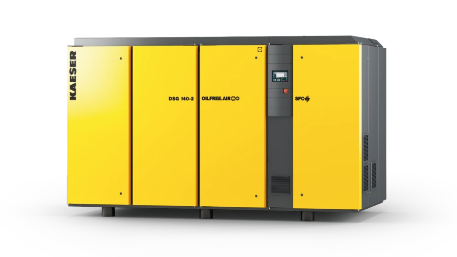 水冷式オイルフリーロータリースクリューコンプレッサー - ケーザー